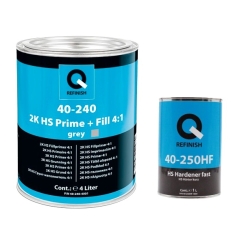 QR 40-240 HS täitekrunt 4L + kõvendi 1L (HELEHALL; MUST; VALGE) KAMPAANIA