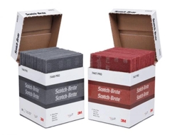 3M SCOTCH-BRITE 7447(8)PRO karukeel (punane; hall) KAMPAANIA