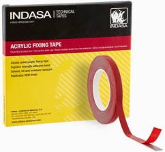 Kahepoolne akrüül teip (6; 9; 12mm) Indasa KAMPAANIA
